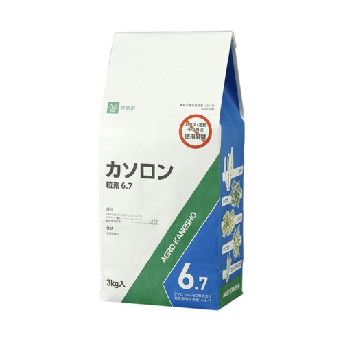 農薬 アグロカネショウ カソロン粒剤6.7 3kg