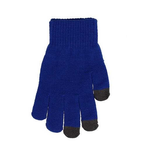 タッチ手袋 ブルー