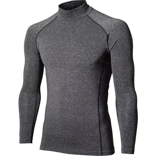 オタフク ハイネックシャツ カオチングレー 3L