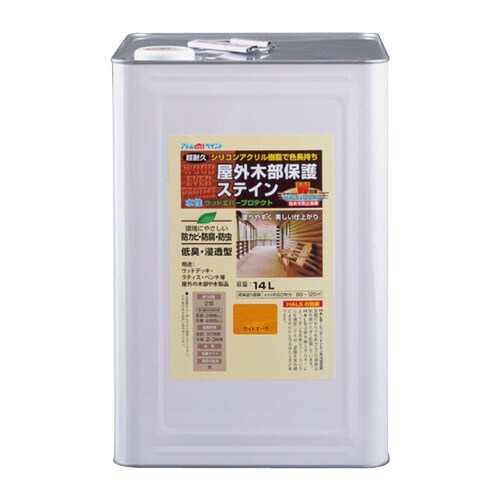 水性ウッドエバープロテクト14Lライトオーク