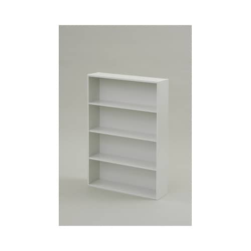 スリム文庫本ラック 高さ89 ホワイト