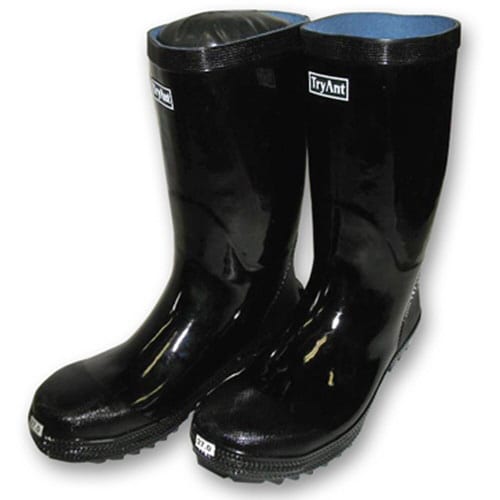 トライアント 25cm 軽半長靴 黒