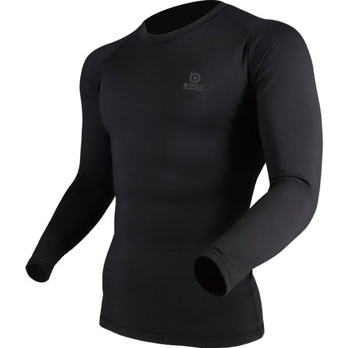 サーモデオ クルーネックシャツ ブラックLL