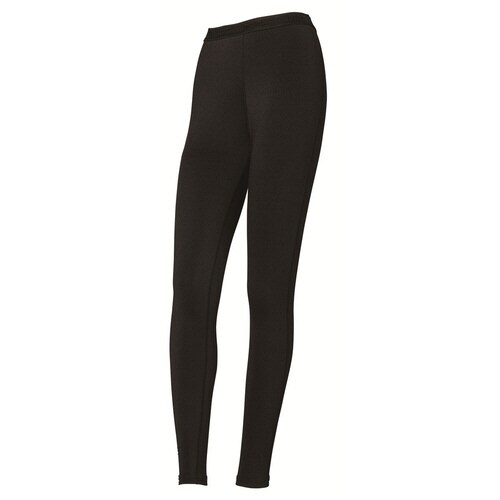 オタフク サーモデオ ロングタイツ レディースL黒