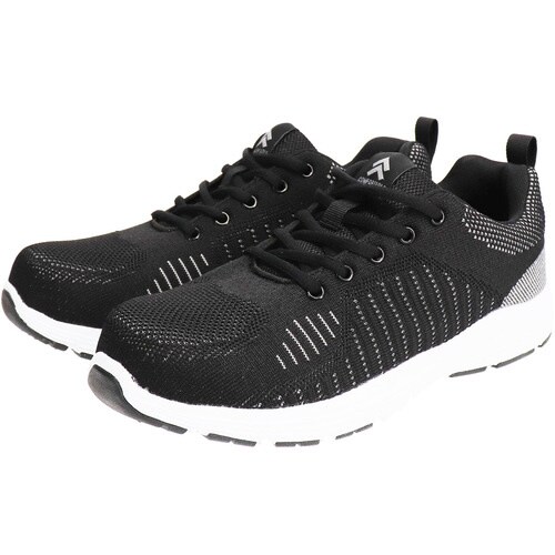 ニットシューズ ブラックxグレー 27.0