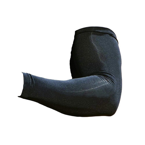 黒 ストレッチ シームレスアームカバー