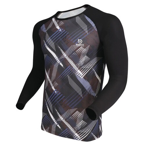 メッシュクルーネックシャツスラッシュグレー3L