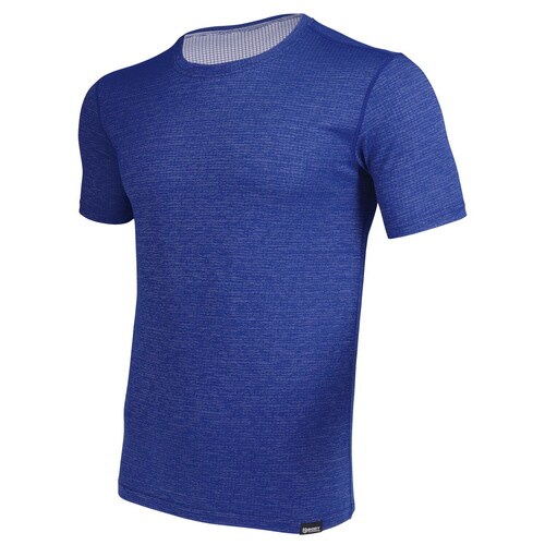 ショートスリーブ クルーネックシャツ紺 3L