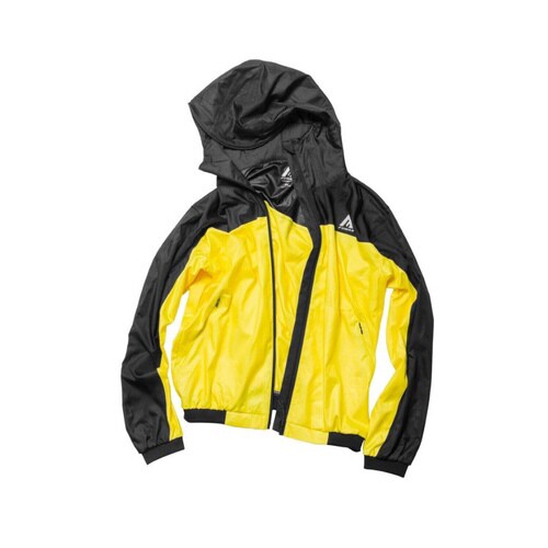 fubar 高撥水フルジップパーカ−黄黒3L