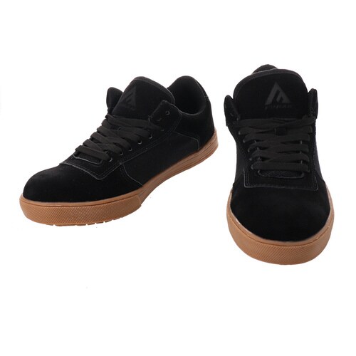 フーバー ワークシューズ ローカット 黒 24.0