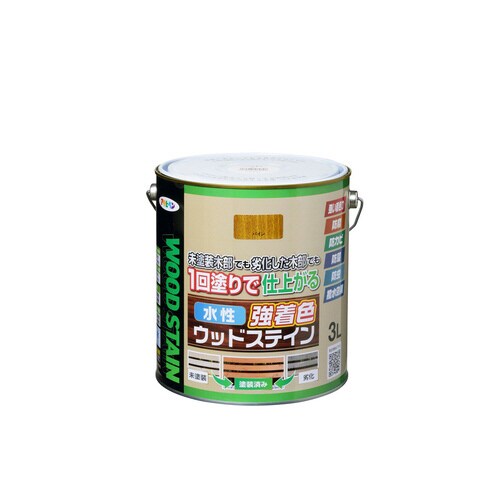 水性強着色ウッドステイン 3L パイン
