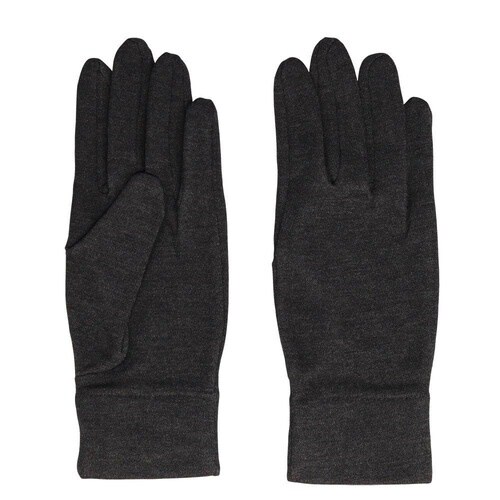 オタフク 裏起毛スムスフォーマルグローブ黒灰M