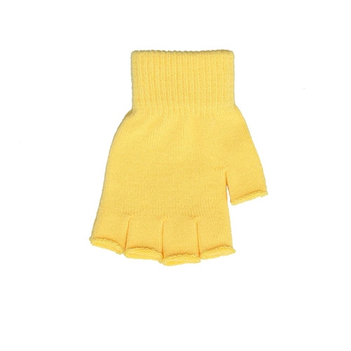 のびのび5本指出手袋 イエロー