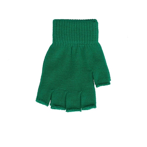 のびのび5本指出手袋 グリーン