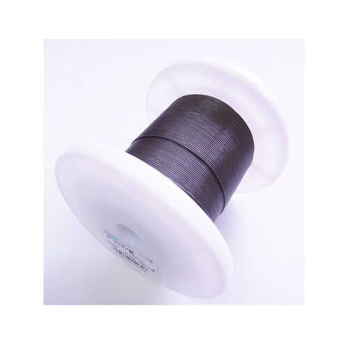 ワイヤーロープビニコートタイプ リール巻 黒