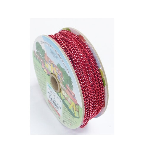 フリクションショートマンテル リール巻チェイン 赤