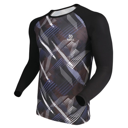 メッシュクルーネックシャツスラッシュグレー L