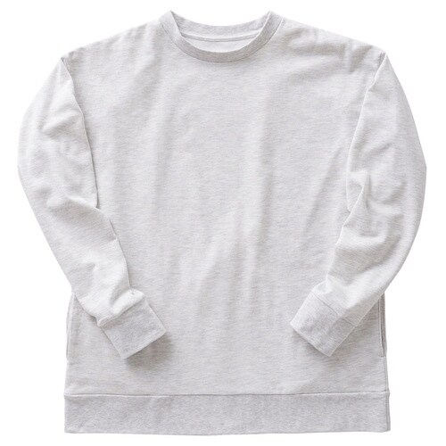 fubar コットンエアサンド ヘザー灰3L