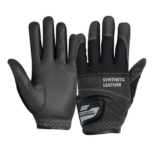 PU手袋 ライト ブラック L