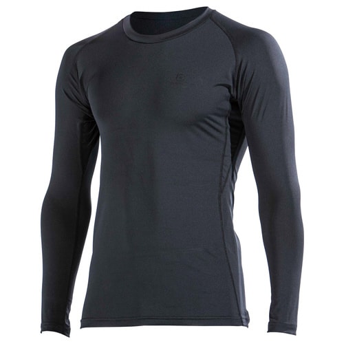 オタフク 黒 L デオドラントロングクルーネック