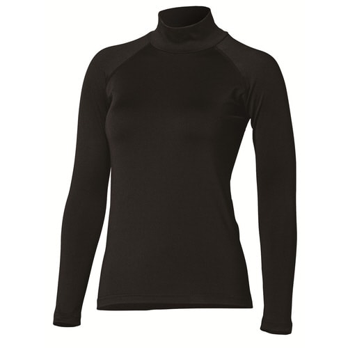 サーモデオ ハイネック レディース S 黒