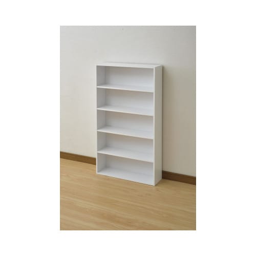 スリム文庫本ラック 高さ111 ホワイト