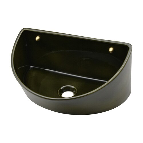 カクダイ 493−191−GR 壁掛手洗器 茶