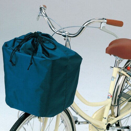 川住 前カゴカバーキンチャクタイプネイビー