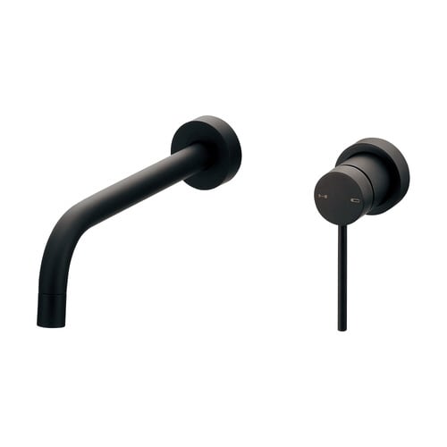 壁付シングル混合栓Mブラック