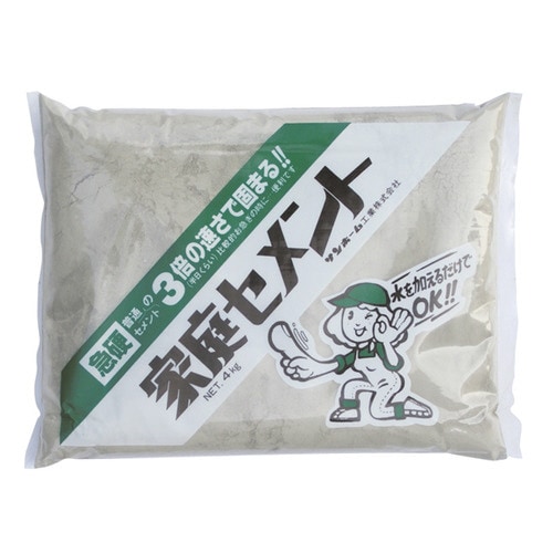 家庭セメント急硬(灰色) 4kg