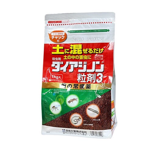 農薬 日本化薬 ダイアジノン粒剤3 1kg