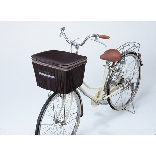 川住 2段式角型前カゴカバー BR