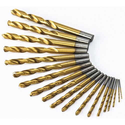 19pc チタンコートドリル