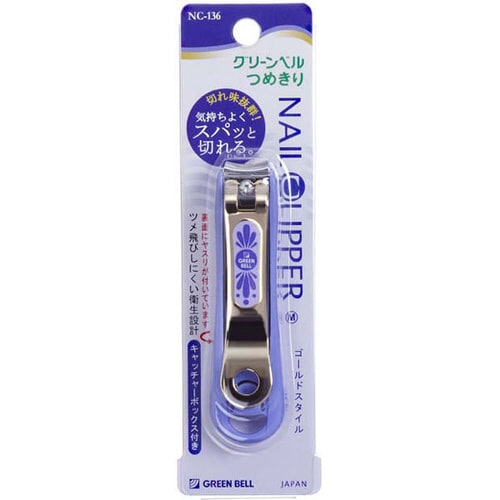 Gベル ゴールド爪切M (ブルー)