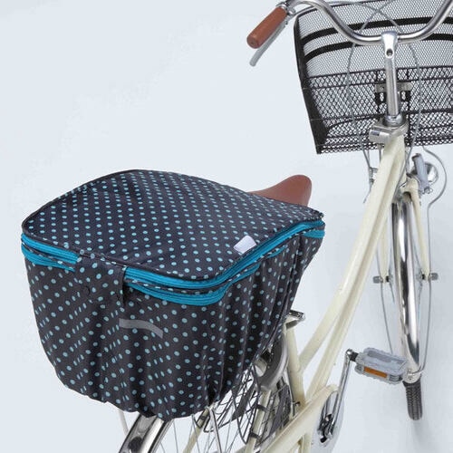 川住 2段式後ろカゴカバー ドット