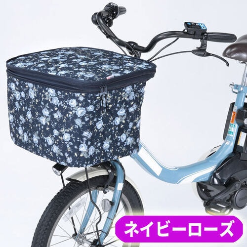川住 2段式前カゴカバー NVローズ