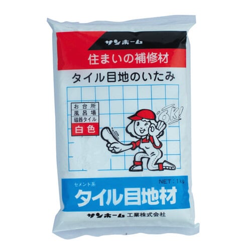 タイル目地材(白色) 1kg