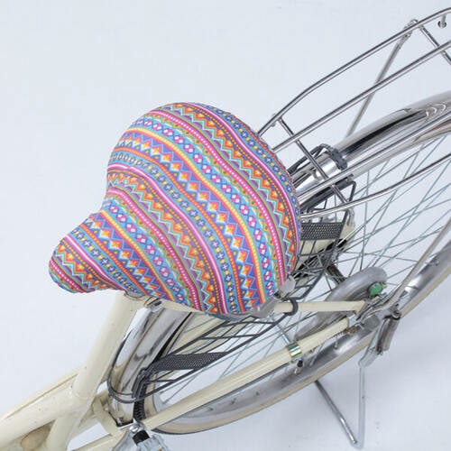 川住 サドルカバーモダンネイティブレッド