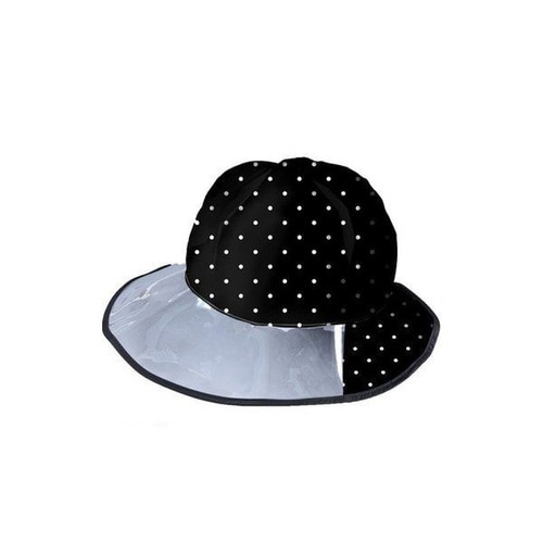 川住 レインハット ブラックホワイトドット