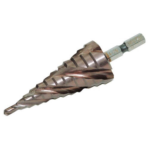 六角軸 スピードステップドリル12段