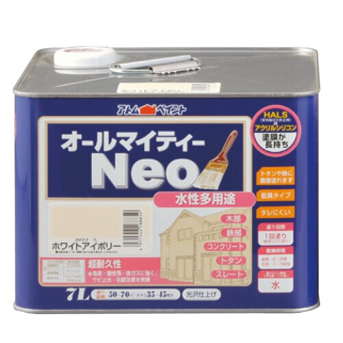 水性オールマイティーネオ7Lホワイトアイボリー