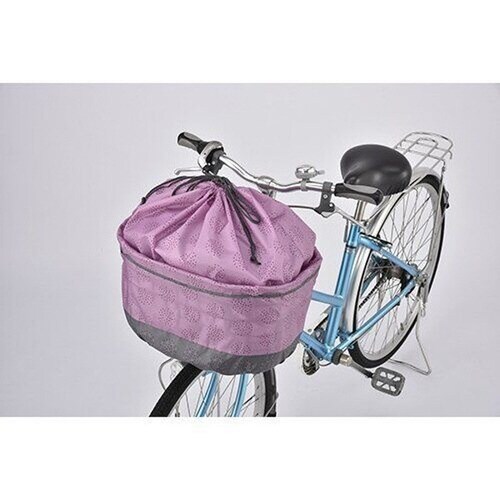 川住 デザイン前カゴカバーピンクグレー