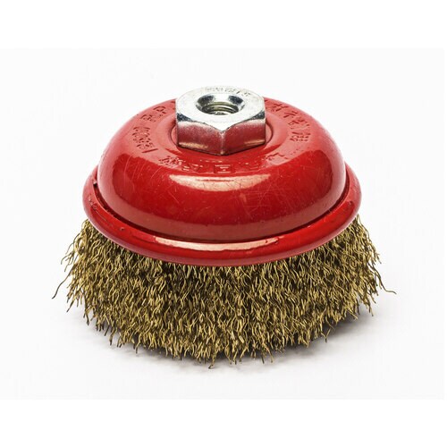 超軽量カップブラシ (真鍮コート)