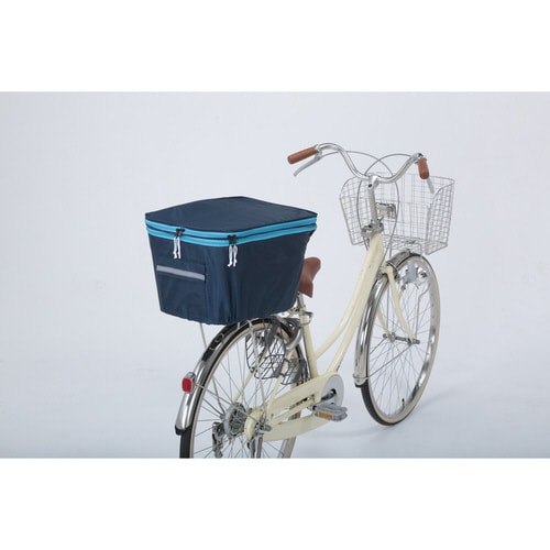 川住 2段式後カゴカバーNV BL