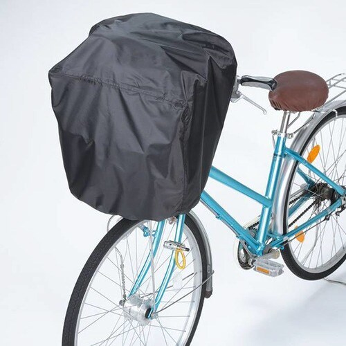 川住 スッポリカゴカバー前後兼用 BK