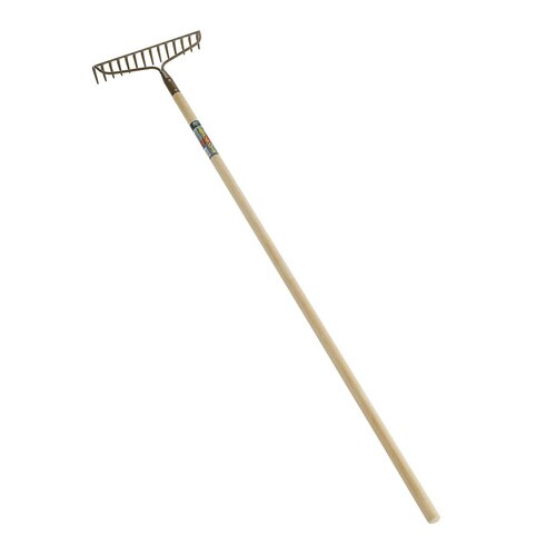 木柄アメリカンレーキ14本爪