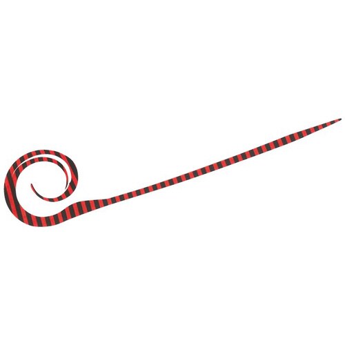 HB ネクタイ ツイン レッドゼブラ