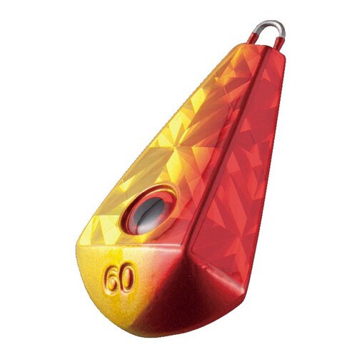 目玉集魚シンカー 舵型 P581アカキン 50号