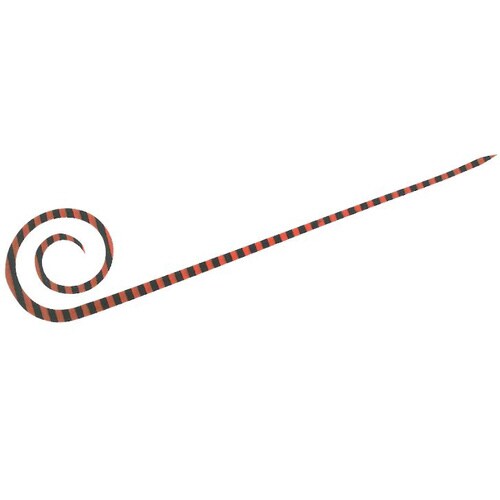 HB カスタムシリコンネクタイ レッドゼブラ