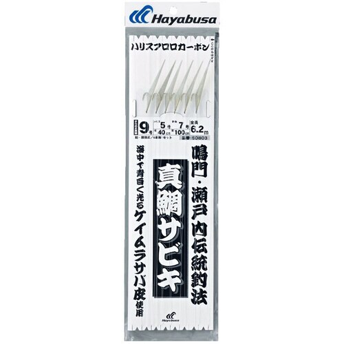 HB 真鯛サビキ ケイムラサバ皮6本鈎